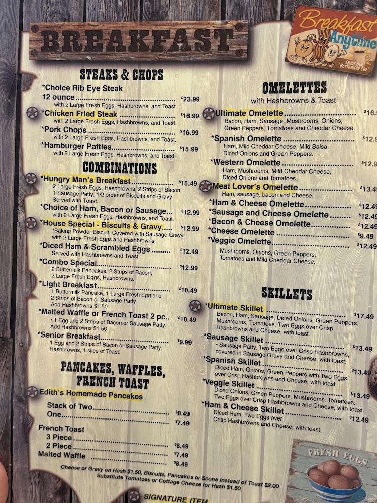 Moore's Family Restaurant (The Original) Menu image 3